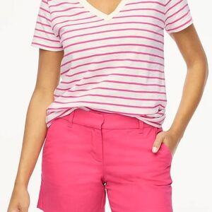 J. Crew  Classic Chino Shorts Pink Women Size 6